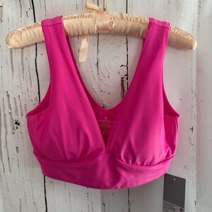 Antonio Melani Swim Top Bright Pink Small